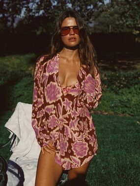 SKATIE LILY TUNIC - MARMONT Women's Swim Cover-Up Shirt Size Small